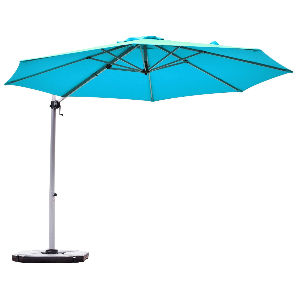 Topbuy 11' Outdoor Cantilever Umbrella Patio Offset w/Base