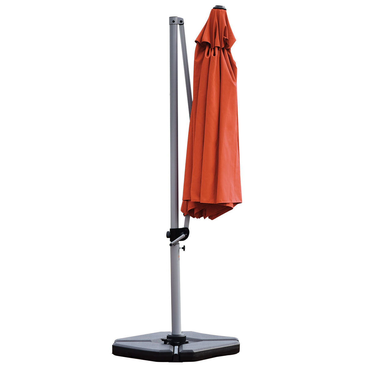 Topbuy 11' Outdoor Cantilever Umbrella Patio Offset w/Base