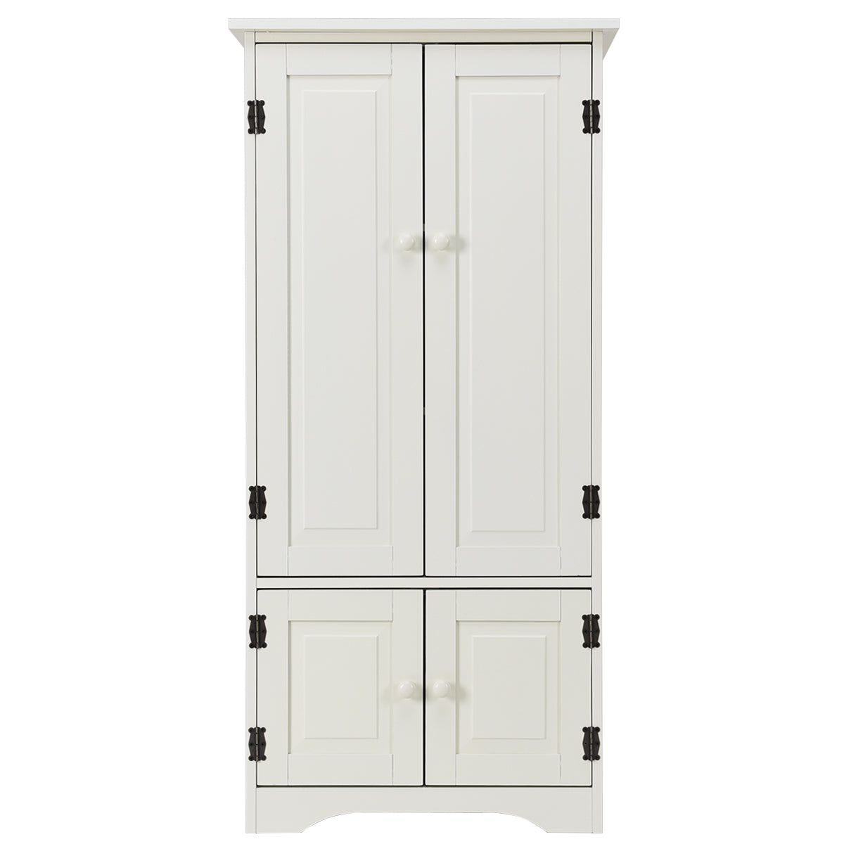 Bedroom Accent Storage Floor Cabinet Adjustable Shelves
