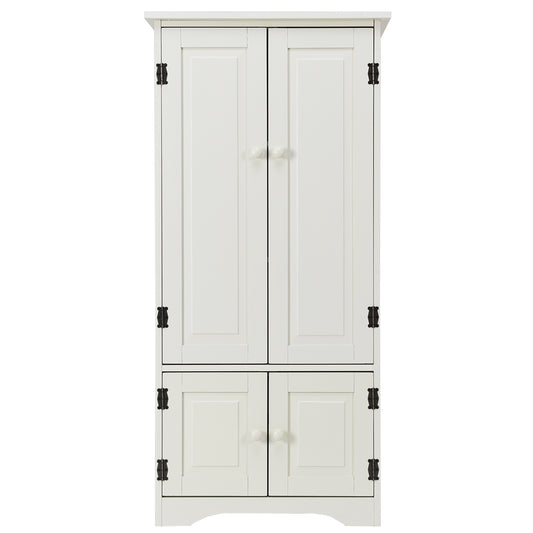 Bedroom Accent Storage Floor Cabinet Adjustable Shelves