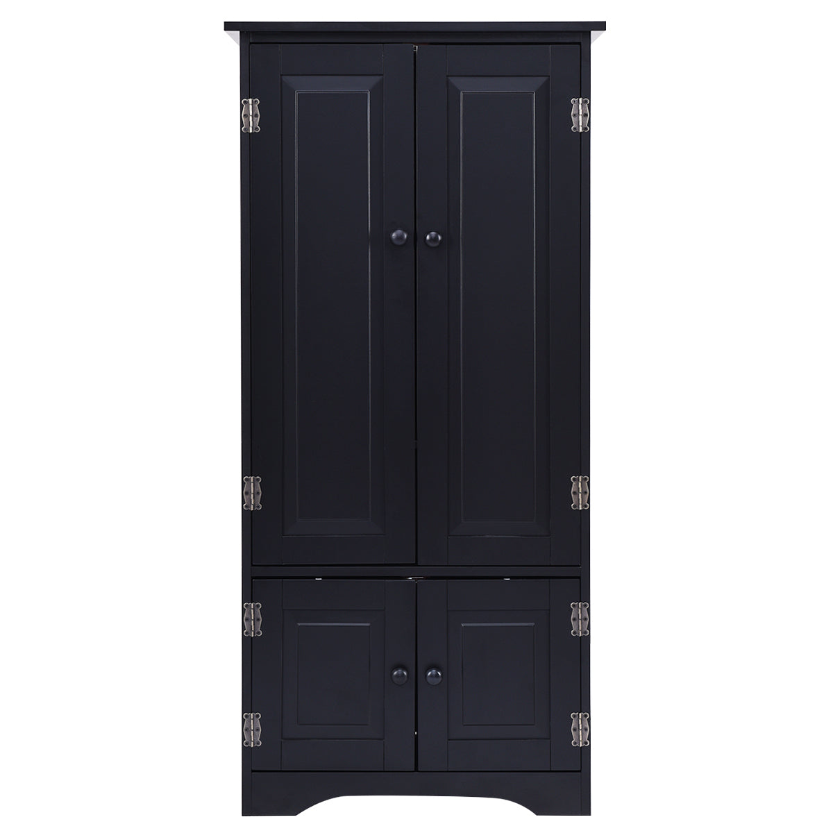 Bedroom Accent Storage Floor Cabinet Adjustable Shelves