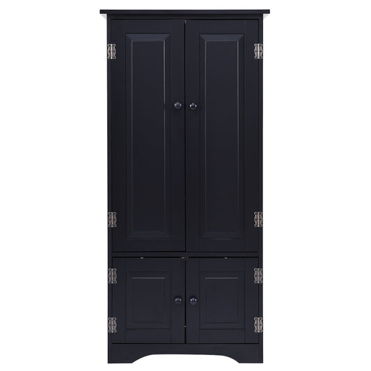 Bedroom Accent Storage Floor Cabinet Adjustable Shelves
