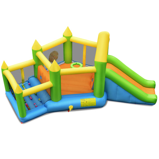 Topbuy Inflatable Bounce House Kids Jumper Castle Playhouse with Slide