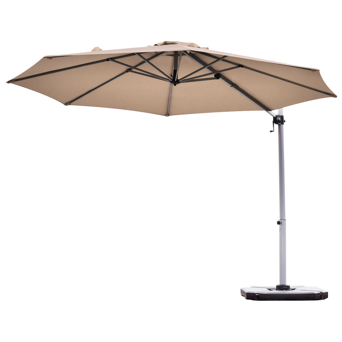 Topbuy 11'Outdoor Cantilever Umbrella Patio Canopy Offset