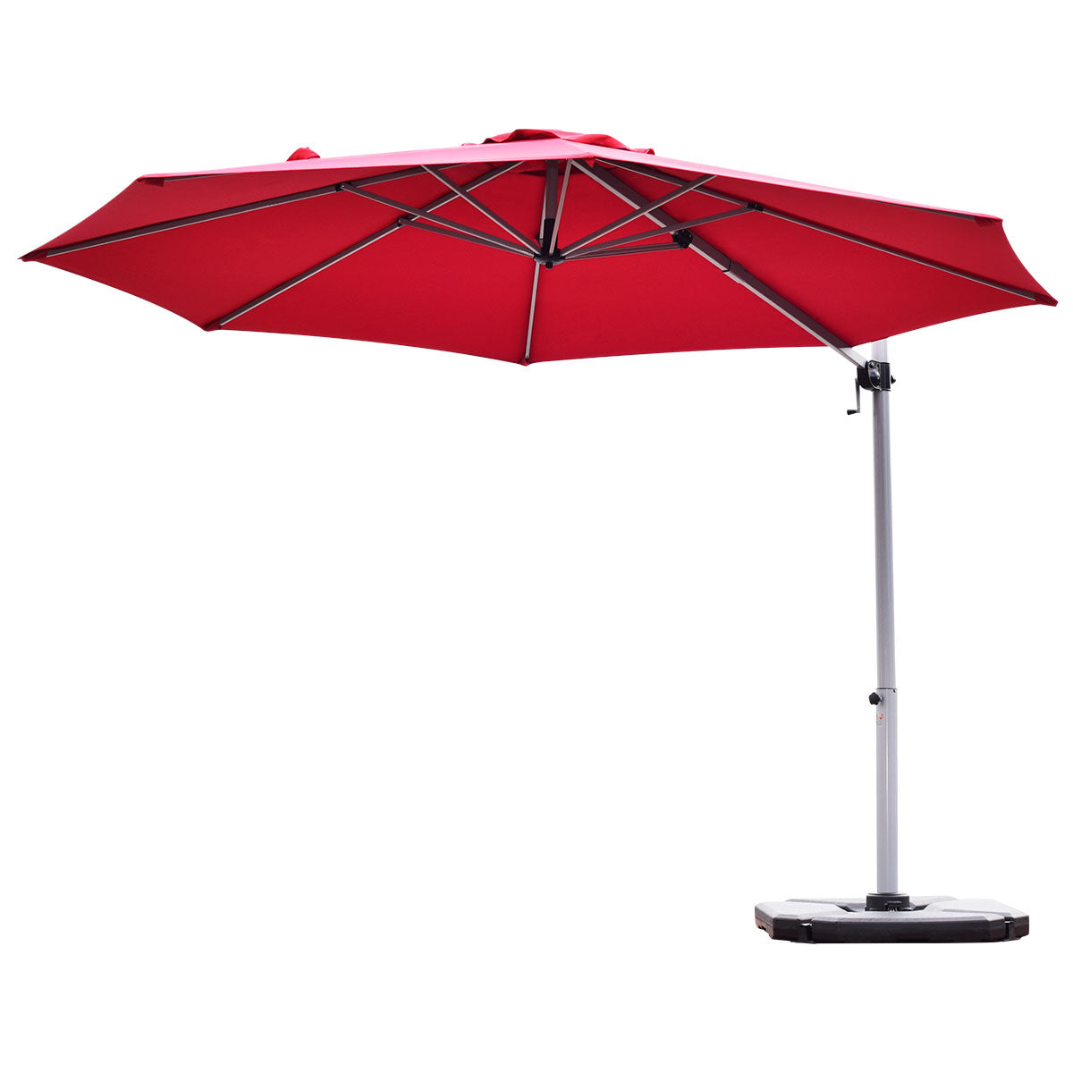 Topbuy 11'Outdoor Cantilever Umbrella Patio Canopy Offset