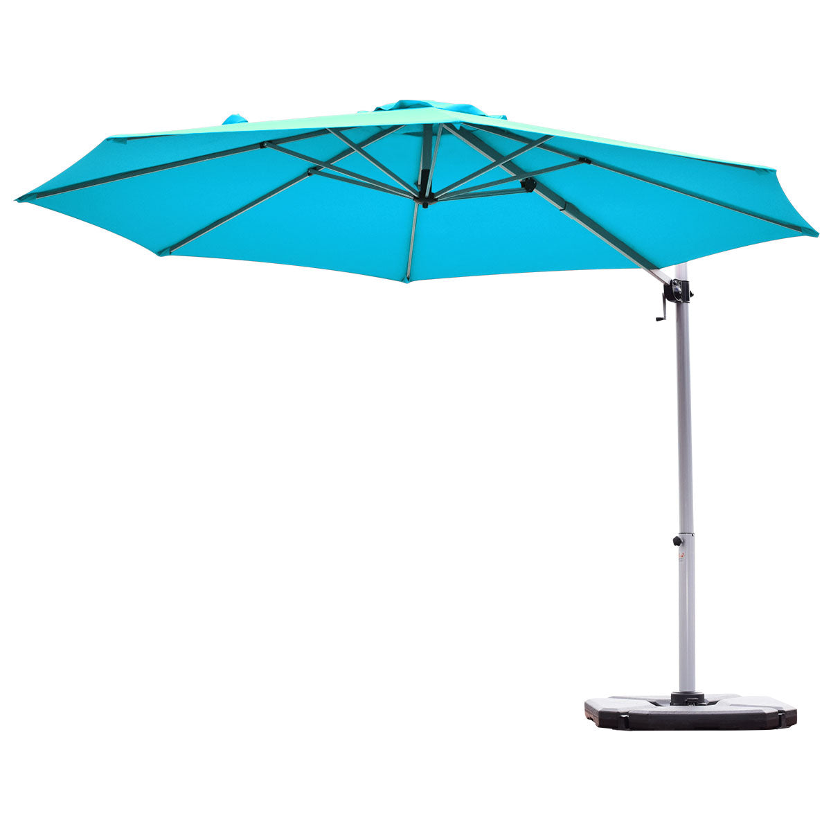 Topbuy 11'Outdoor Cantilever Umbrella Patio Canopy Offset