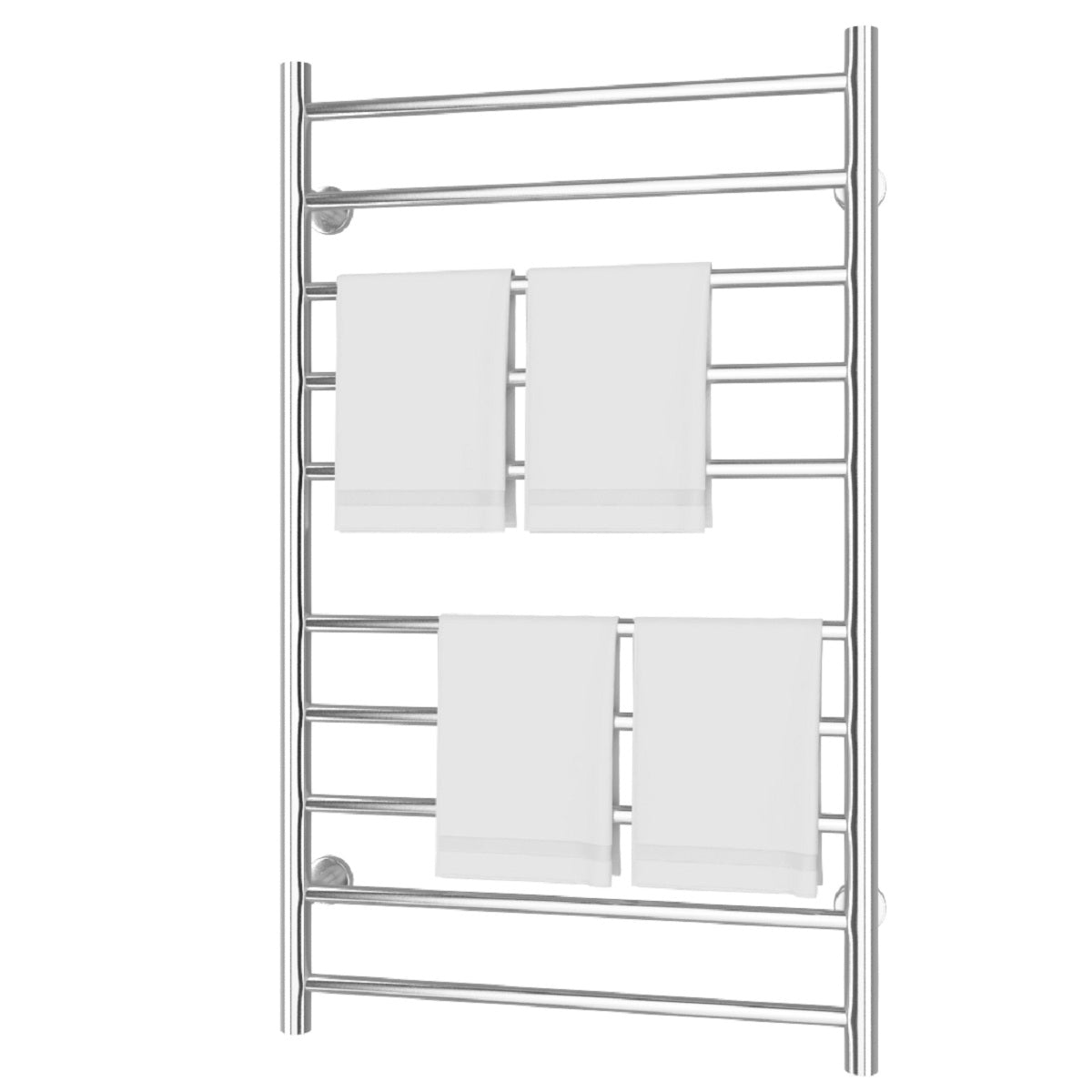 Wire Radiator Towel Rail Rack Topbuy 10-Bar Electric Towel Warmer Wall Mounted Towel Rail Rack