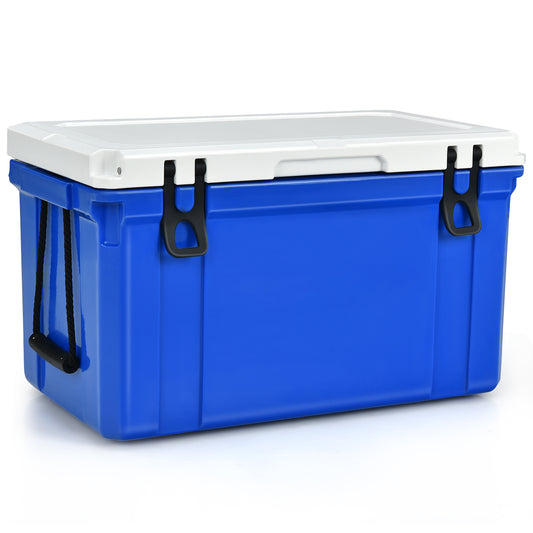 Topbuy 58Quarts Portable Cooler Camping Ice Chest with Stainless Handles for BBQ&hiking&outdoor activities