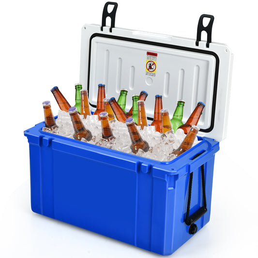 Topbuy 58Quarts Portable Cooler Camping Ice Chest with Stainless Handles for BBQ&hiking&outdoor activities