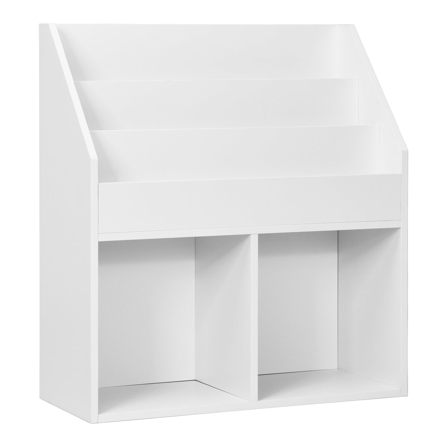 Topbuy Kids Wooden Bookshelf Bookcase Display Rack Toy Storage Cabinet Organizer Holder for Kids Room&Nursery