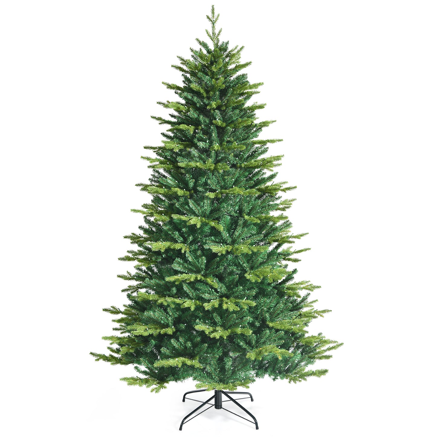 Topbuy 6FT/7FT/8FT APP Controlled Christmas Tree PE/PVC Xmas Tree w/ 420/540/670 Color Changing LED Lights & 1740/2324/2956 Branch Tips