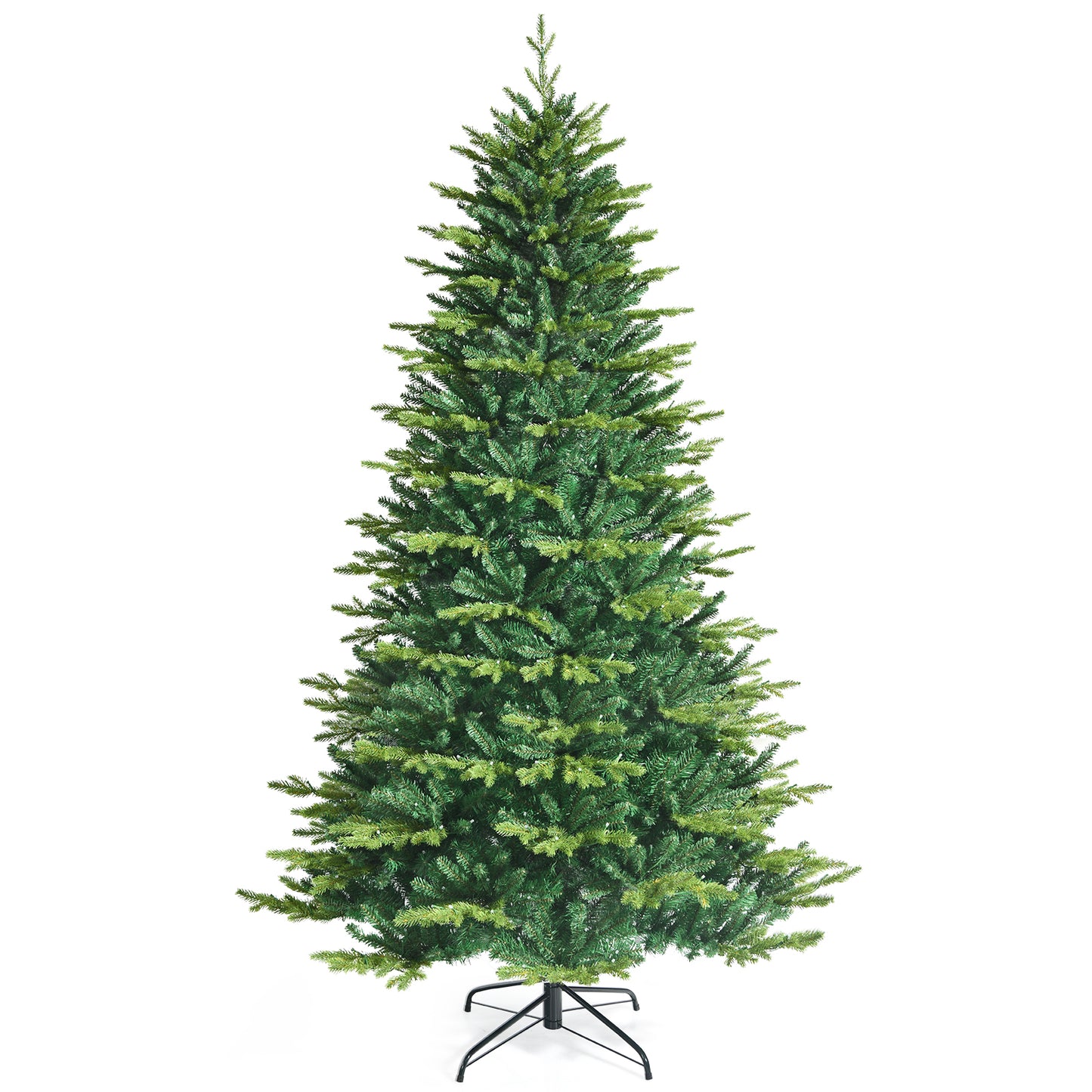 Topbuy 6FT/7FT/8FT APP Controlled Christmas Tree PE/PVC Xmas Tree w/ 420/540/670 Color Changing LED Lights & 1740/2324/2956 Branch Tips