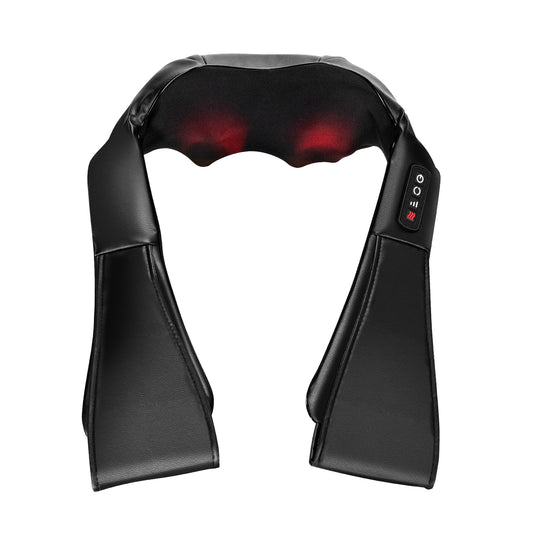 Topbuy Shiatsu Neck Back and Shoulder Massage w/Heat Deep Tissue 3D Kneading Massage Pillow for Back