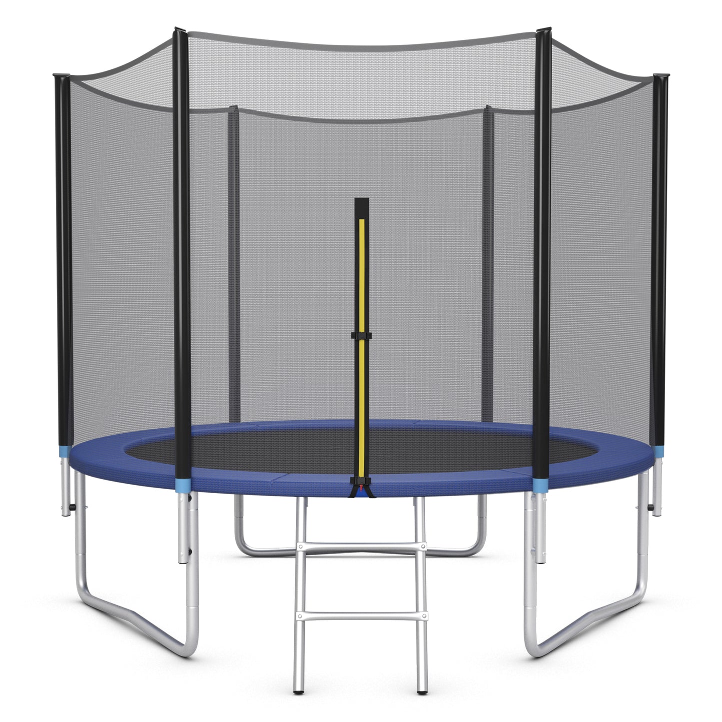 Topbuy 8ft 10ft 12ft 14ft 15ft 16ft Trampoline with Safety Enclosure Net & Spring Pad Jumping Mat