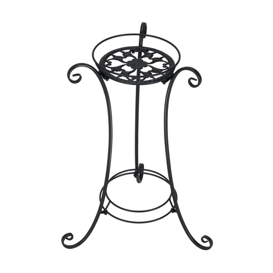 Topbuy Metal Corner Plant Stand Flower Pots Display Rack Storage Shelf Decorative Planter for Garden