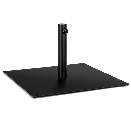Topbuy 42 LBS Patio Umbrella Base Heavy Duty 25'' Umbrella Stand Square Umbrella Base w/4 Anti-slip Pads