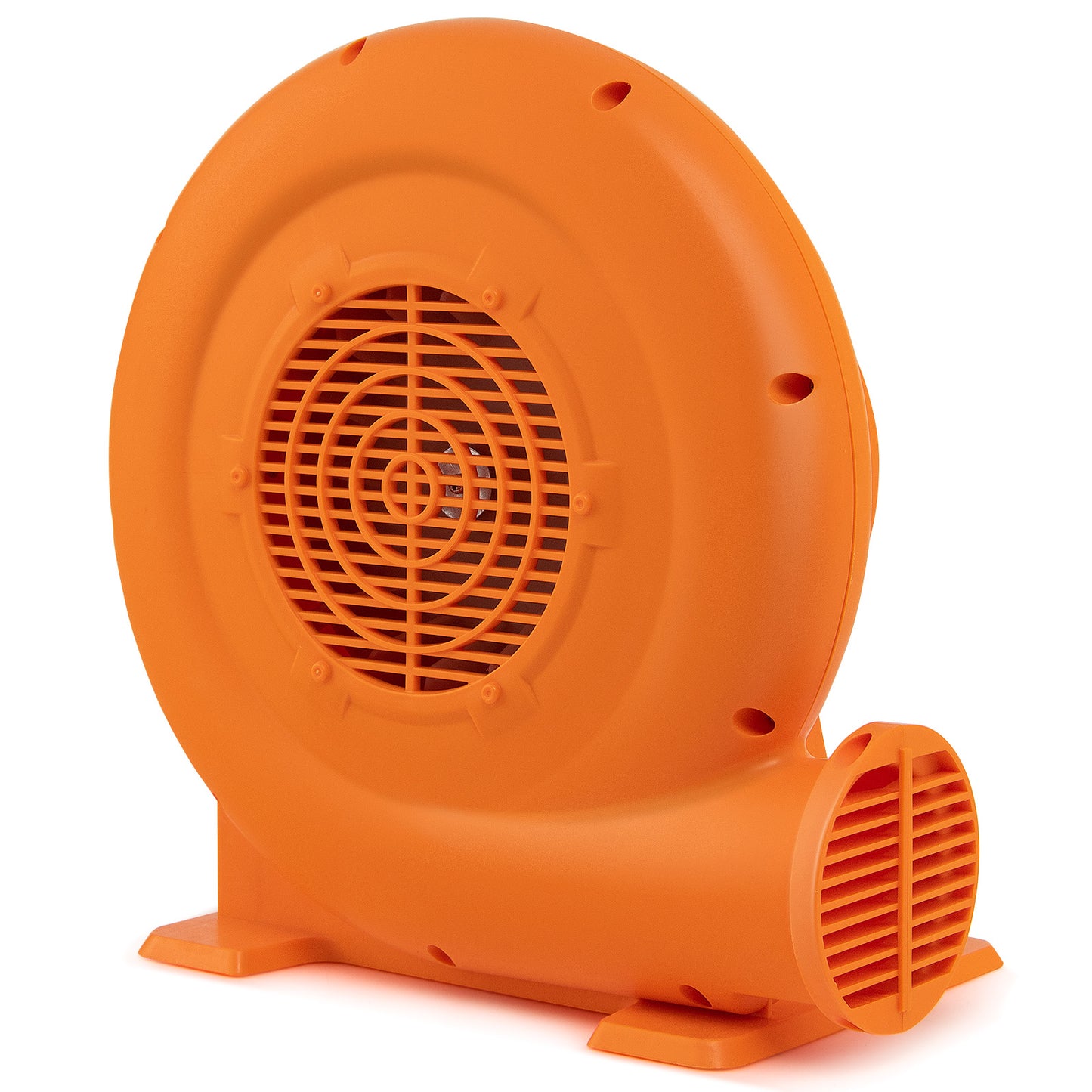 Topbuy Electric Air Blower Inflatable Bouncer Blower with Handle Large Air Outlet Commercial Air Blower for Inflatable Castle and Jump Slides Portable Air Pump Fan with 25FT Wire & Stakes 750Watt 1 HP