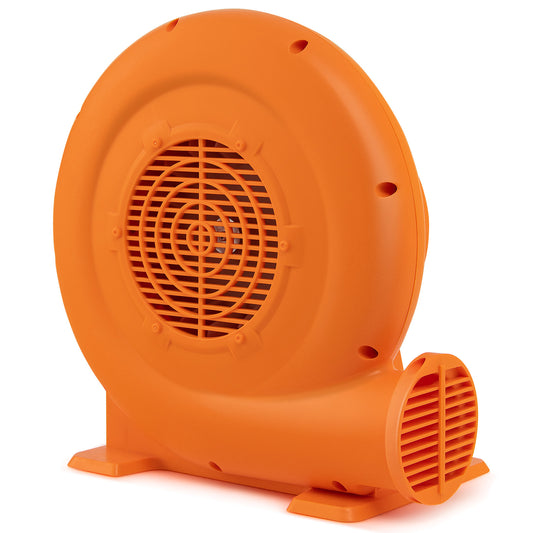 Topbuy Electric Air Blower Inflatable Bouncer Blower with Handle Large Air Outlet Commercial Air Blower for Inflatable Castle and Jump Slides Portable Air Pump Fan with 25FT Wire & Stakes 750Watt 1 HP